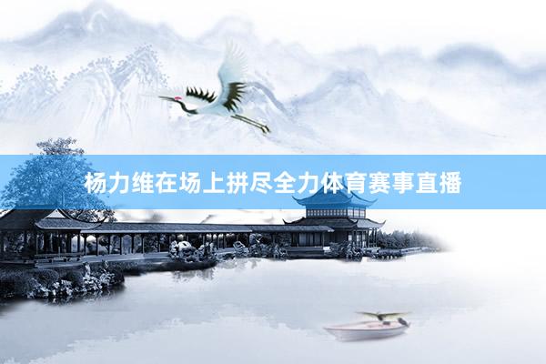 杨力维在场上拼尽全力体育赛事直播