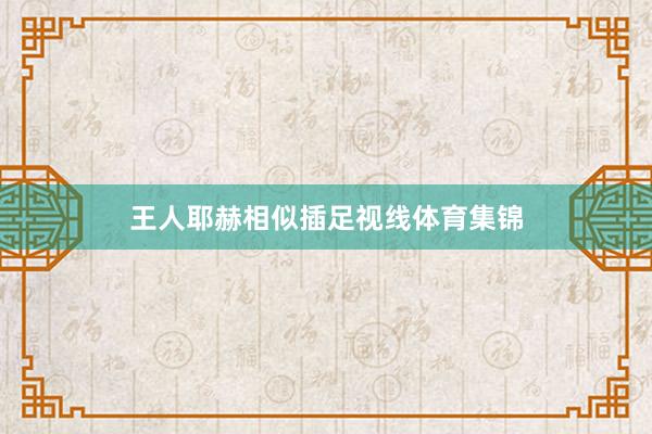 王人耶赫相似插足视线体育集锦