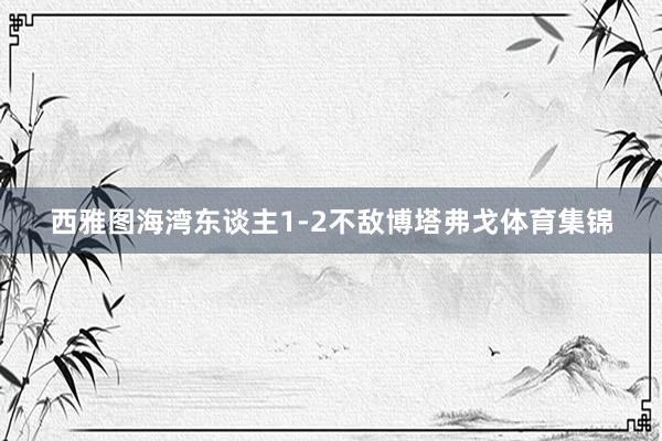 西雅图海湾东谈主1-2不敌博塔弗戈体育集锦