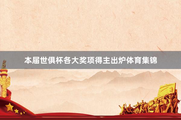 本届世俱杯各大奖项得主出炉体育集锦
