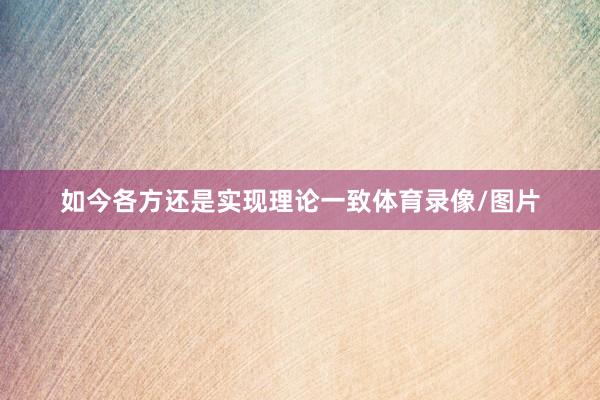 如今各方还是实现理论一致体育录像/图片