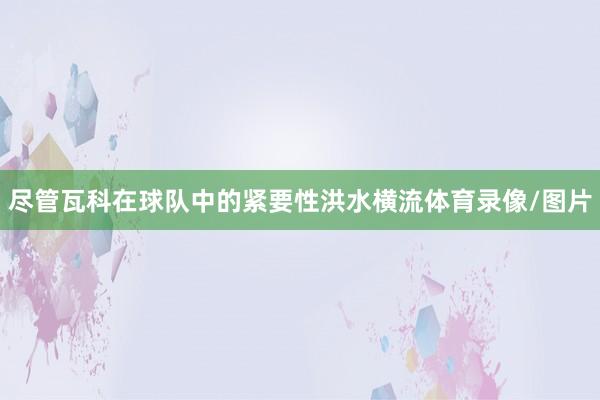 尽管瓦科在球队中的紧要性洪水横流体育录像/图片