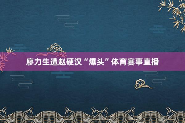 廖力生遭赵硬汉“爆头”体育赛事直播