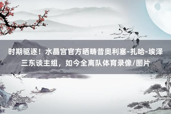 时期驱逐！水晶宫官方晒畴昔奥利塞-扎哈-埃泽三东谈主组，如今全离队体育录像/图片