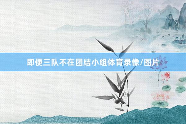 即便三队不在团结小组体育录像/图片