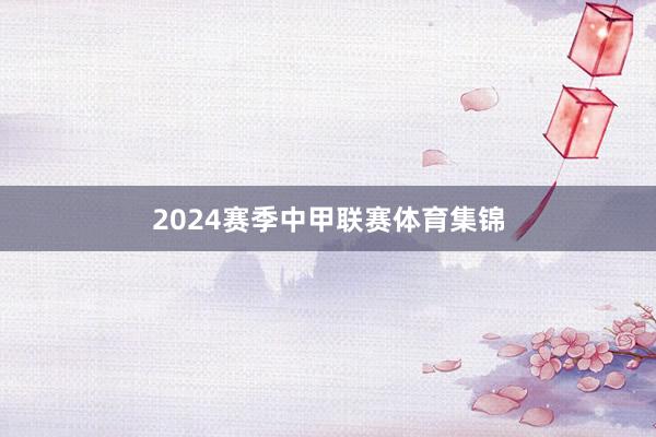 2024赛季中甲联赛体育集锦