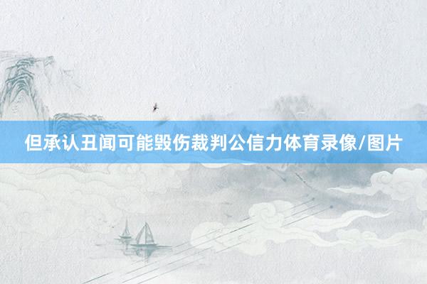 但承认丑闻可能毁伤裁判公信力体育录像/图片