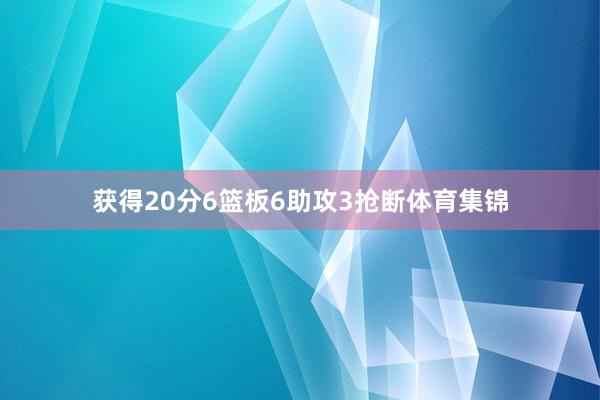 获得20分6篮板6助攻3抢断体育集锦