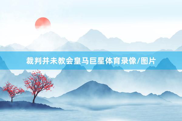 裁判并未教会皇马巨星体育录像/图片