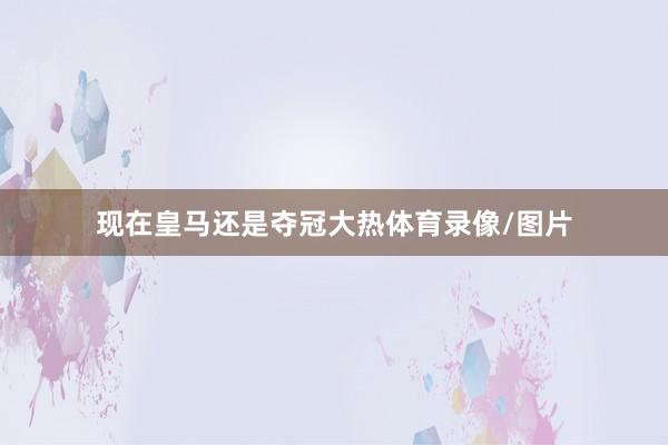 现在皇马还是夺冠大热体育录像/图片