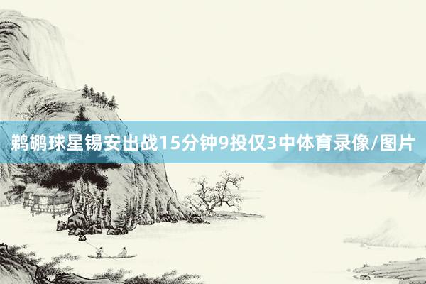 鹈鹕球星锡安出战15分钟9投仅3中体育录像/图片