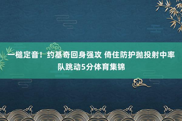 一槌定音！约基奇回身强攻 倚住防护抛投射中率队跳动5分体育集锦